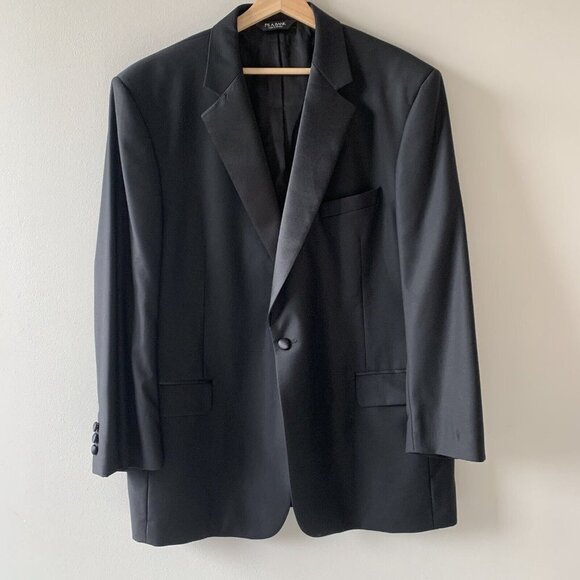 Jos A Bank Taxedo Men’s Size 46 R Wool‎ Signature Collection Notch Lapel Blazer - Picture 16 of 16